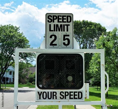 Speed Limit Sign - USA - Buy this stock photo and explore similar ...