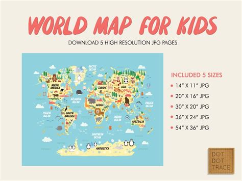 Map Nursery, Nursery World, Kids World Map, Maps For Kids, World Map ...