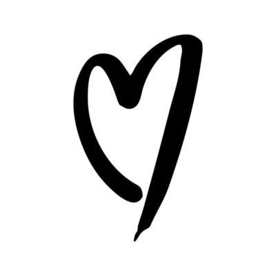 Cursive Heart Vector Art, Icons, and Graphics for Free Download