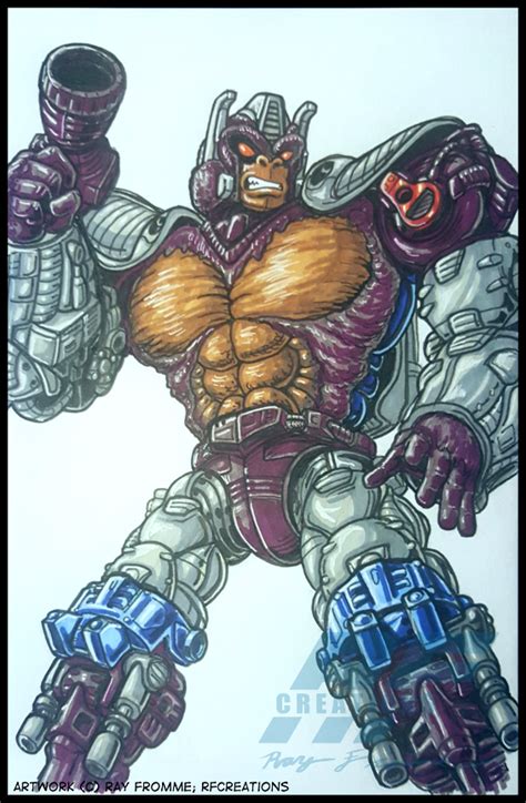 Transmetal Optimus Primal marker sketch by AlmightyRayzilla on Newgrounds