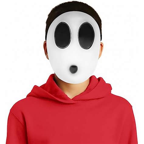 Super Mario Shy Guy Mask - Shy Guy Mask Cosplay Costume Prop | Costume ...