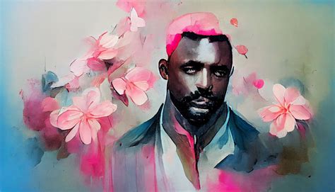 Idris Elba Fighting Flowers by ipressbutton on DeviantArt