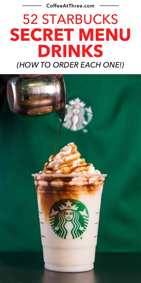 Starbucks Secret Frappuccino Menu 2024 - Avie Margit