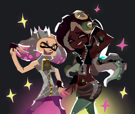 Splatoon 2, Pearl & Marina by pepegle.tumblr.com | Splatoon, Pearl and ...