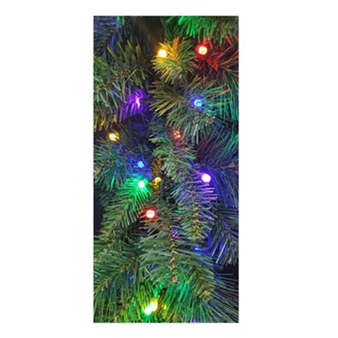 6 ft. Christmas Artificial Pre-lit LED Garland, Multi Color - Pack of ...