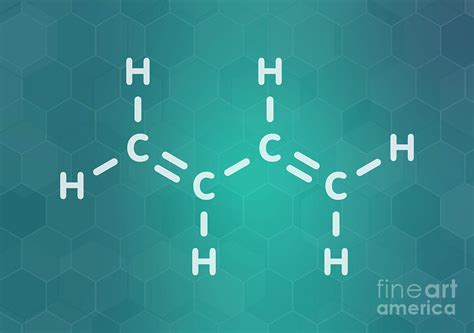 Butadiene Synthetic Rubber Molecule Photograph by Molekuul/science ...