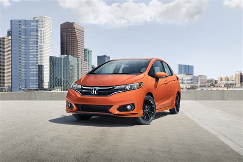 2018 Honda Fit Sport in Orange Fury