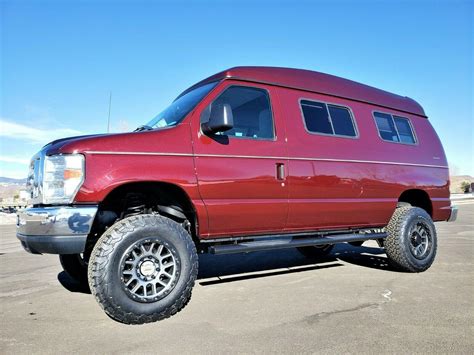 low miles 2010 Ford E Series Van Timberline 4×4 Conversion Custom van ...