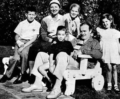 Bob and Dolores Hope with their 4 kids -- Back, from left: Tony, Dolores, and Linda. Front, from ...