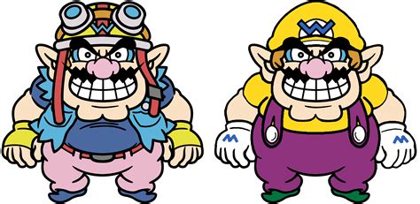 Wario's normal outfit warioware gold style by Ruensor on DeviantArt