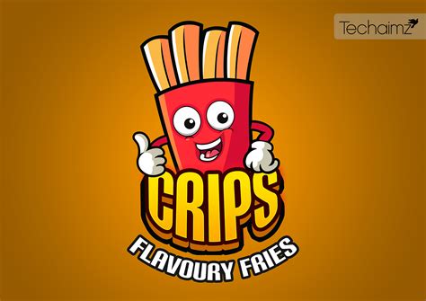 French Fries Crips Logo on Behance