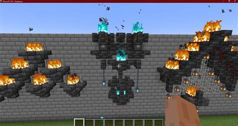 an image of a fire in the middle of a wall with flames coming out of it