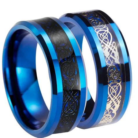 The top 25 Ideas About Blue Tungsten Wedding Bands – Home, Family ...