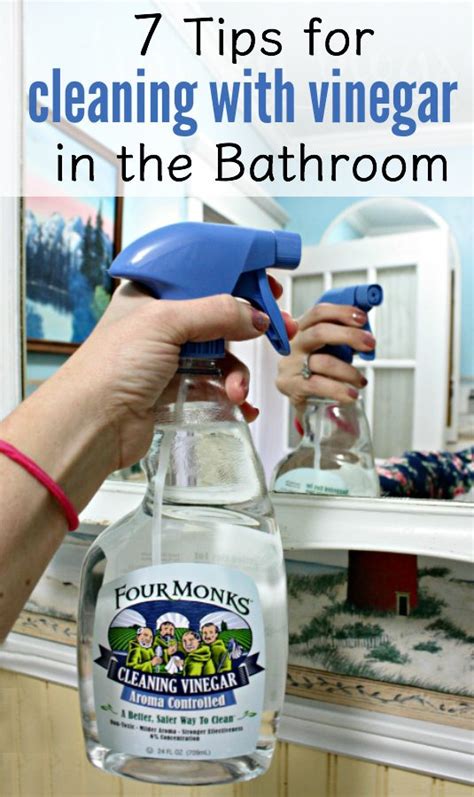 7 Tips for Cleaning With Vinegar in the Bathroom