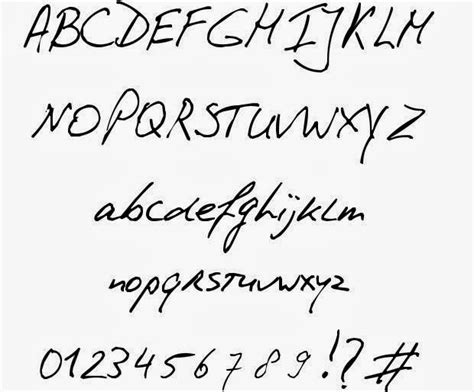 Handwriting Fonts Download | Hand Writing