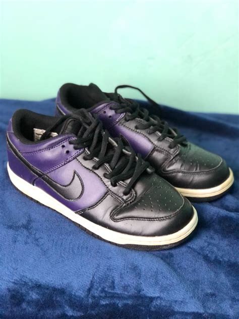 XMAS SALE TODAY Nike Dunk Low Black/Purple, Men's Fashion, Footwear, Sneakers on Carousell