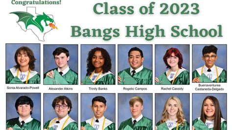 Bangs High School Class of 2023 Graduates | Brownwood News