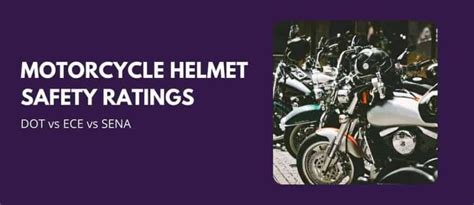 An Explanation Of Motorcycle Helmet Safety Ratings – Helmet Shops