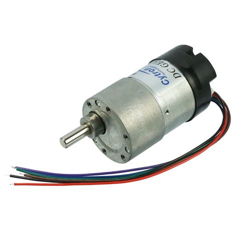 SPG30E-200K DC Geared Motor with Encoder 17RPM 80N.cm 12V - Robu.in | Indian Online Store | RC ...