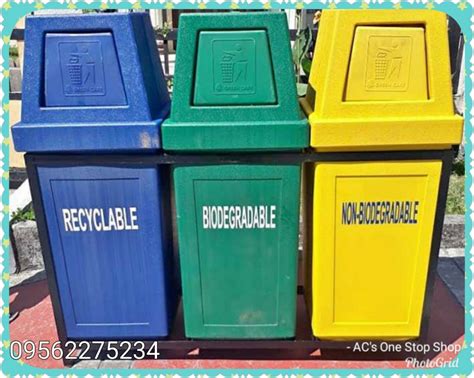 Waste Segregation Trash bins, Furniture & Home Living, Cleaning & Homecare Supplies, Waste Bins ...