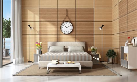 Wooden Wall Designs And Panels For Bedroom | Design Cafe