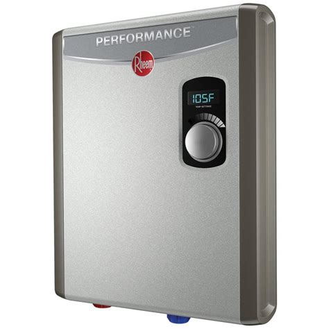 Rheem Performance 18 kW Self-Modulating 3.51 GPM Tankless Electric ...