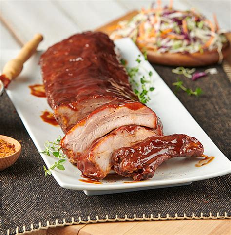 Baby Back ribs with Sweet & Smoky BBQ Sauce