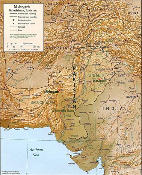 Indus River Valley Civilization Map