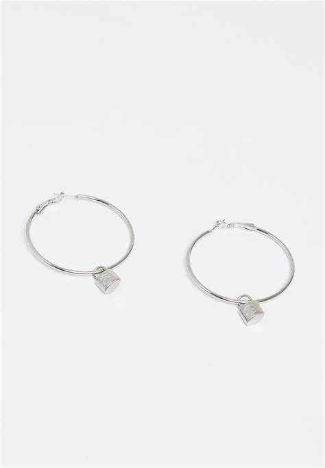 Unlocked hoops - silver ERA by DJ Zinhle Jewellery | Superbalist.com