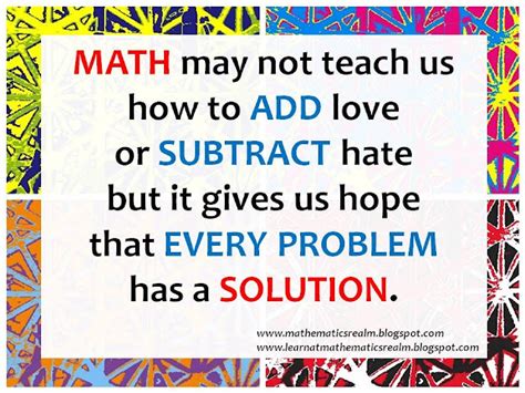 MATH QUOTES 1 ~ Mathematics Realm