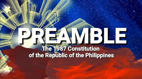 PREAMBLE - The 1987 Constitution of the Republic of the Philippines ...