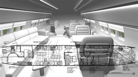 Boeing Business Jet Interiors - Robert Edson Swain Architecture + Design