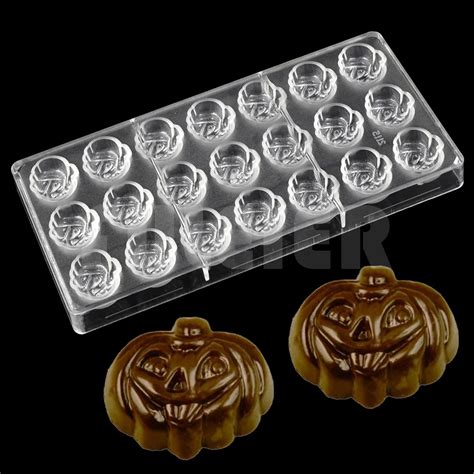 DIY Halloween Pumpkin Shaped chocolate mold,baking pastry confectionery Candy Mold Kitchen ...