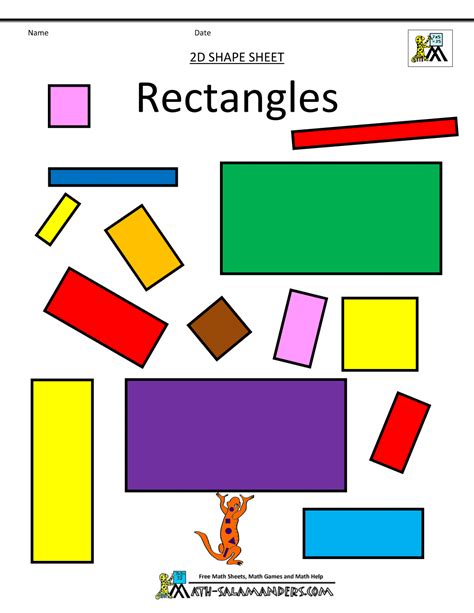 Shapes Clipart Basic 2D Shapes