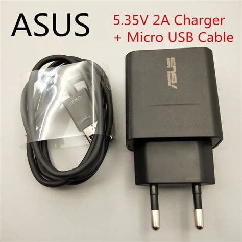 Original ASUS wall Charger 5.35V 2A EU plug adapter 2A 100cm Micro USB ...