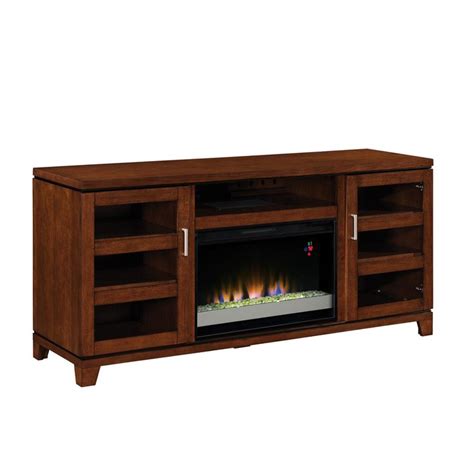 Shop allen + roth 64-in Mahogany Electric Fireplace at Lowes.com | Home, Lowes home improvements ...