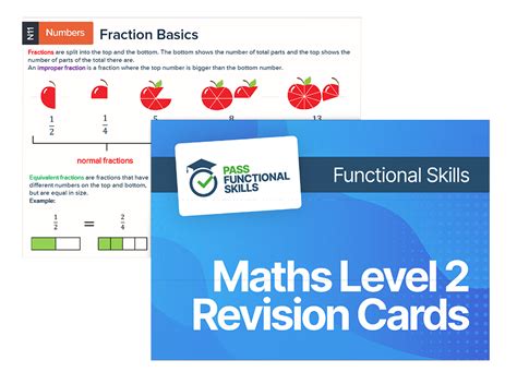 Functional Skills Maths Level 2 Revision Cards | Functional Skills Level 2