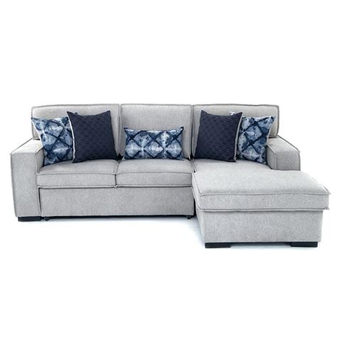 Bobs Sleeper Chaise Sectional Sofa w/ Storage - AptDeco