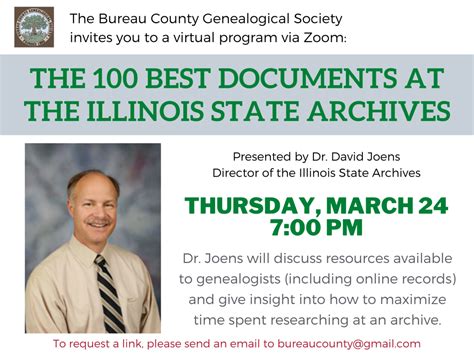 The 100 Best Documents at the Illinois State Archives - Bureau County ...