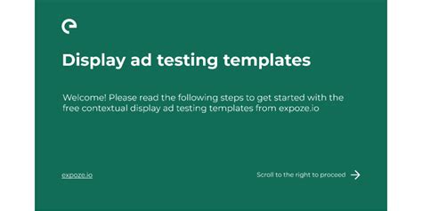 Display Ad Testing Templates for expoze.io | Figma Community