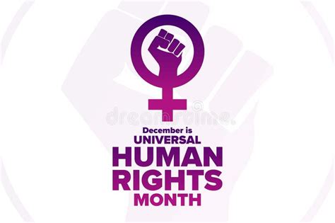 National Human Rights Month Stock Illustrations – 509 National Human ...