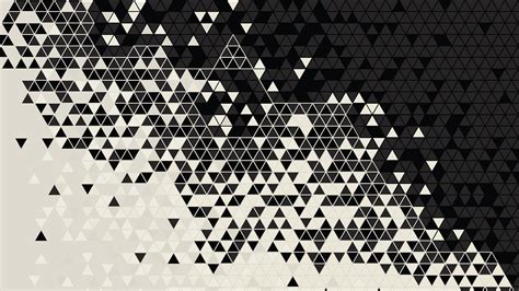 Black & White Triangle Pattern Wallpaper, HD Artist 4K Wallpapers, Images and Background ...