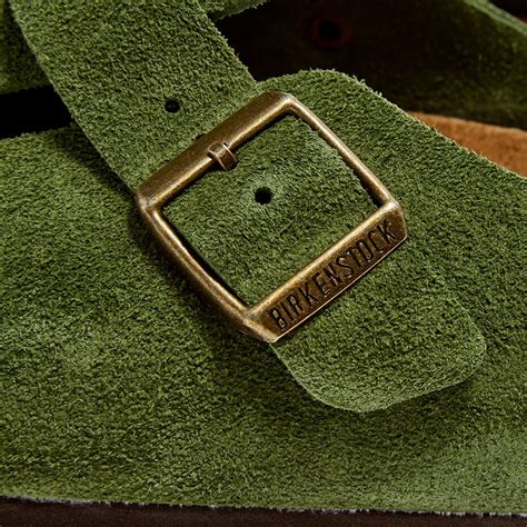 Birkenstock Boston SFB Green Suede | END. (US)