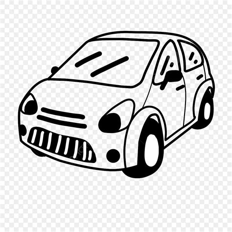 Lucu Clipart Mobil Lineart Tersebut Mobil Hitam Dan Putih, Clipart ...