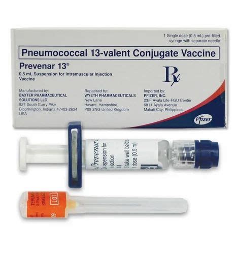 Prevenar 13 Vaccine (Pneumococcal 13 valent Conjugate Vaccine (NA) ), 0 ...