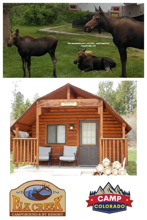 RV, tent, cabin & tepee camping in Grand Lake near entrance to RMNP at Elk Creek Campground ...