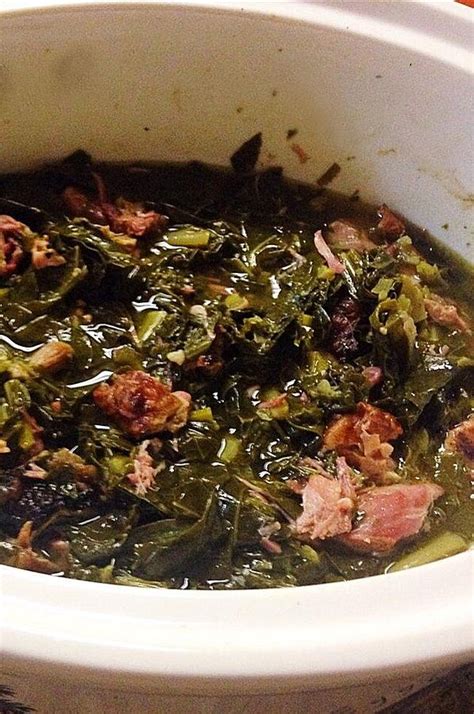 Slow Cooker Collard Greens | Recipe | Healthy baked chicken, Greens ...