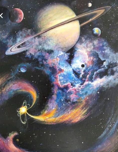 Pin by Nikki Harris on SPACE in 2024 | Space painting, Space drawings ...