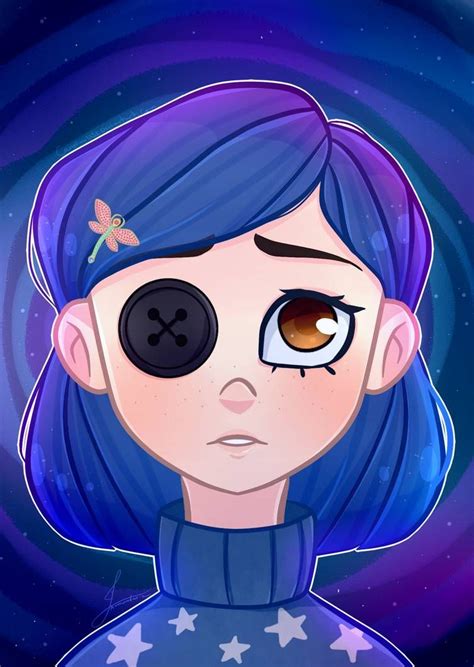 Coraline redraw (+SpeedPaint) by Carolina1358 | Coraline, Coraline art, Coraline drawing