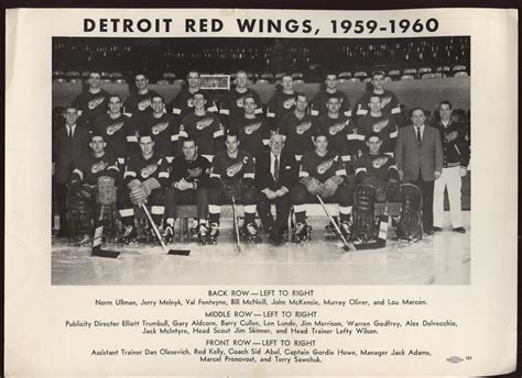 1959–60 Detroit Red Wings season | Ice Hockey Wiki | FANDOM powered by ...